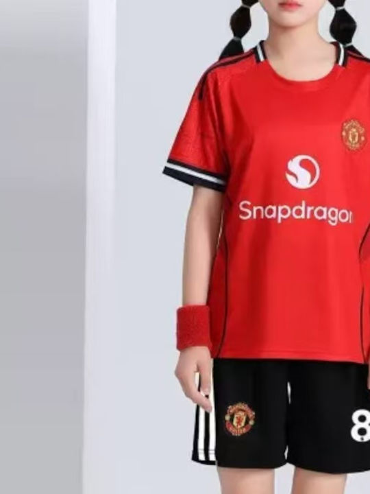 King Kids Football Set Bruno Fernandes Manchester United 2026 Home