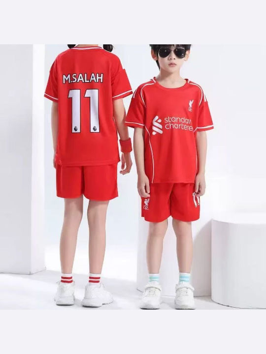 King Kids Football Set Salah Liverpool 2026 Home