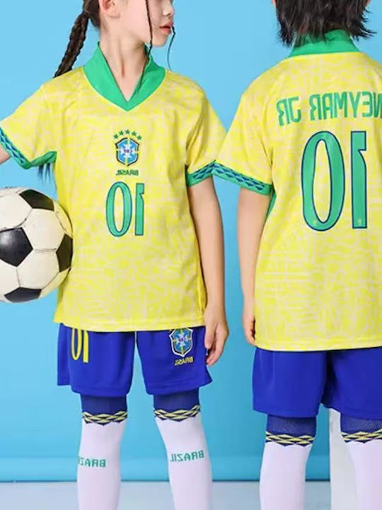 Kids Football Set Neymar Jr “10” Brazil Home