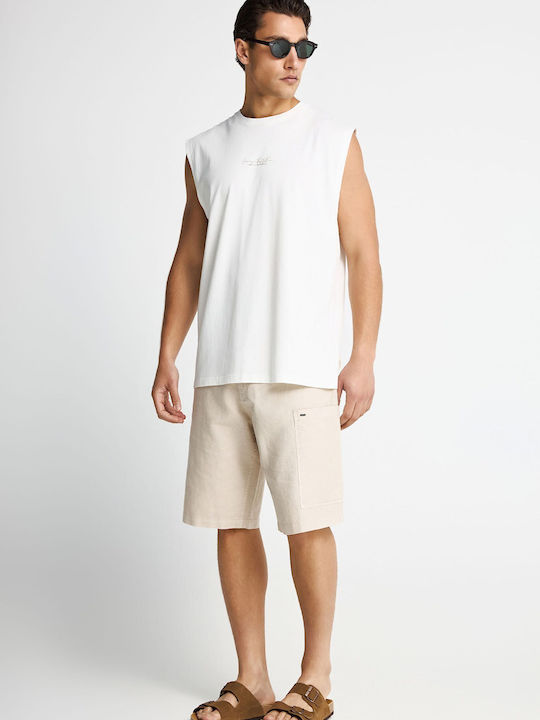Weißes Herrenbluse