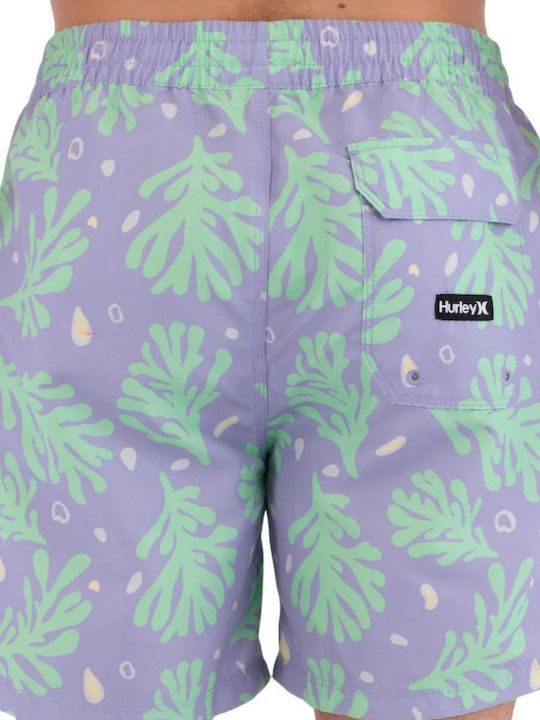 Ανδρικό Μαγιό Σορτς Μωβ Floral