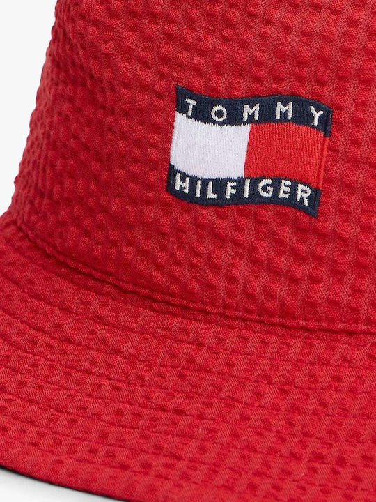 Tommy Hilfiger Kinderhut Eimer Stoff Flag Rot