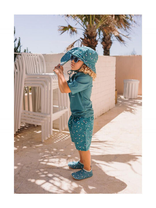Tutete 5 Years Teal Whale Kids Swimwear Swim Shorts Teal Whale