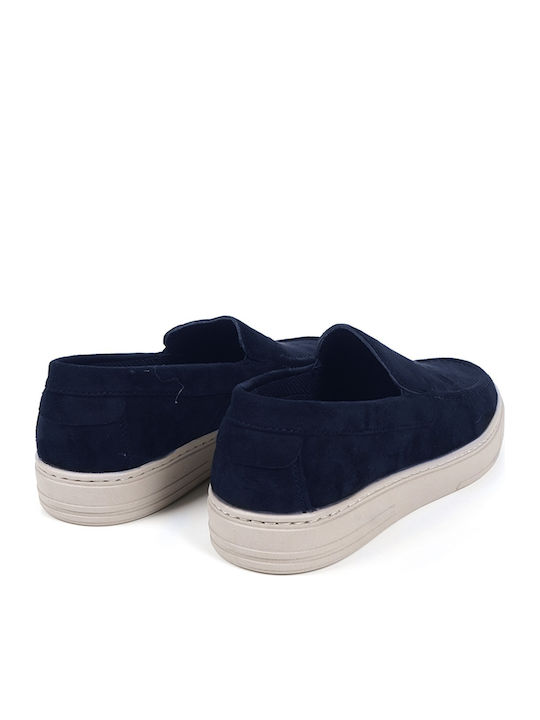 Ανδρικά Loafers σε Μπλε Χρώμα