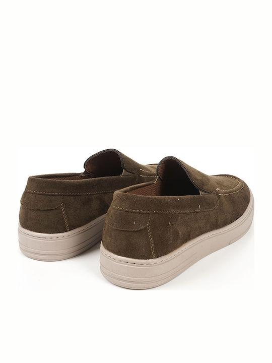 Ανδρικά Loafers σε Καφέ Χρώμα