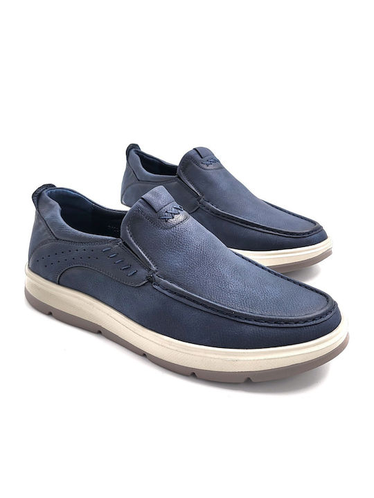 Ανδρικά Loafers σε Μπλε Χρώμα