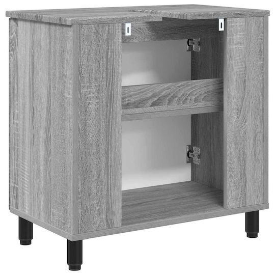 vidaXL Pătrat Fără Chiuvetă M60xA35xÎ60cm Gri Sonoma