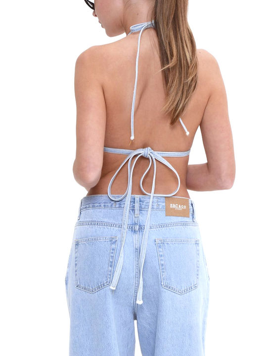 Sac & Co Bikini Τριγωνάκι Σιελ Sac & Co Bikini Τριγωνάκι Σιελ
