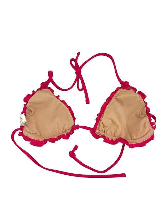 Bikini Τριγωνάκι με Ενίσχυση Φούξια