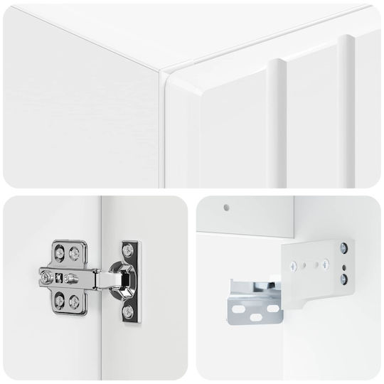 vidaXL Πάγκος χωρίς Νιπτήρα Μ33xΒ34.5xΥ60cm Λευκό