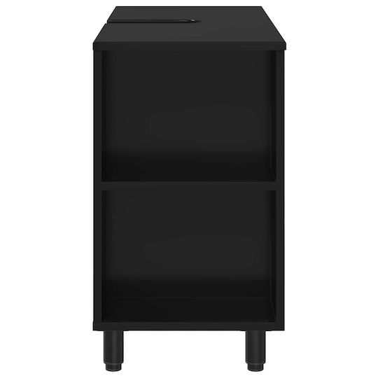 vidaXL Pangă Cu Lavoar M80xA35xÎ60cm Negru