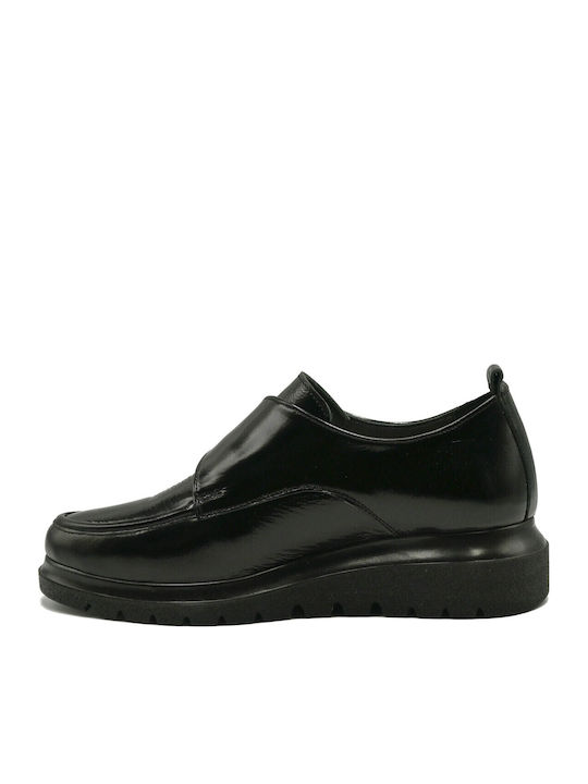 Λουστρίνι Γυναικεία Loafers σε Μαύρο Χρώμα