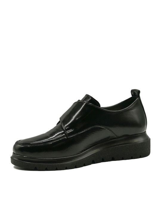 Λουστρίνι Γυναικεία Loafers σε Μαύρο Χρώμα