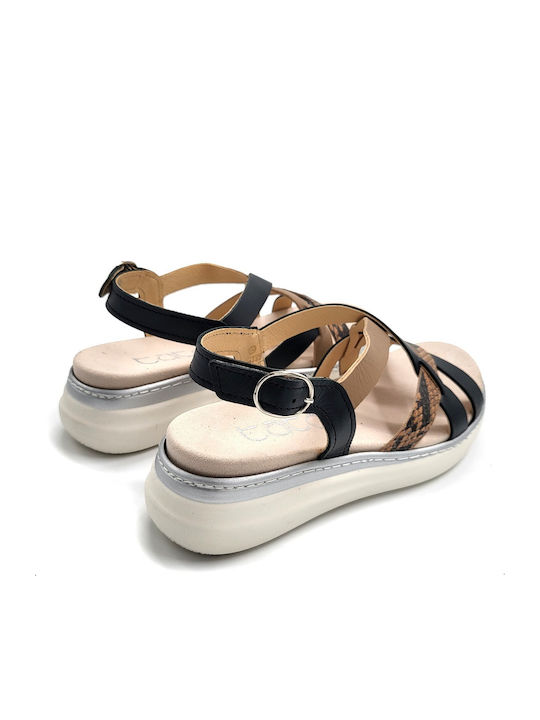 Anatomic Summer Women's Black Platform Sandal