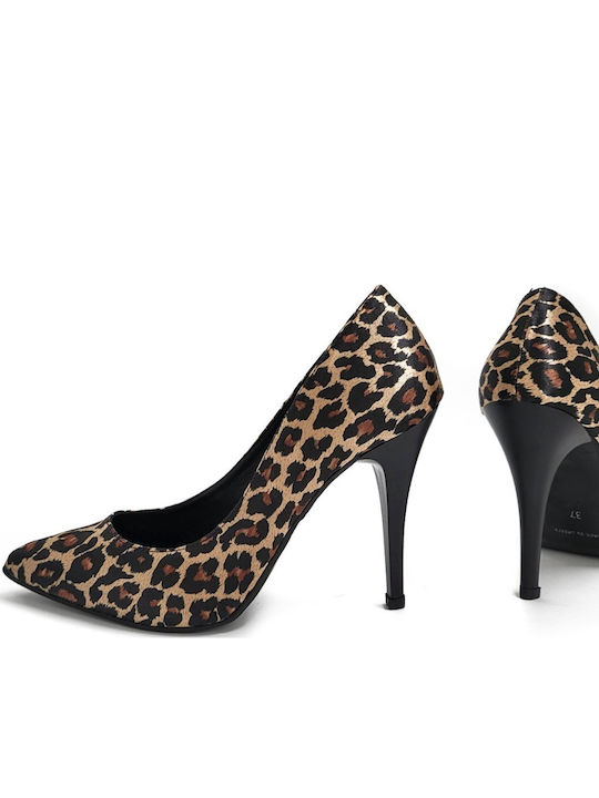 Γόβες Animal Print Καφέ