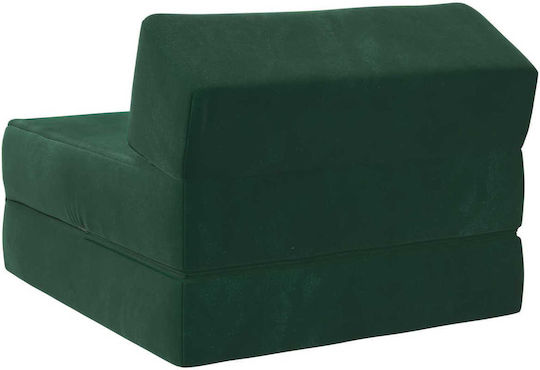 Armchair Bed Dark Green 60x70x41cm