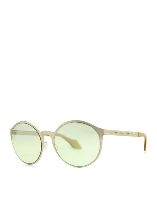 Mila ZB Women's Sunglasses with Rose Gold Frame and Silver Gradient Mirror Lens