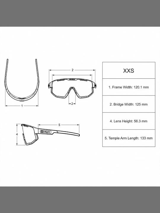 Bliz Fusion Unisex Sunglasses with Black Frame and Black Mirror Lens 70050833