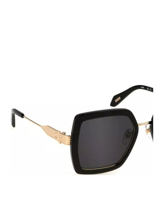 Just Cavalli Feminini Ochelari de soare cu Negru Cadru și Negru Lentilă SJC041 0Z42
