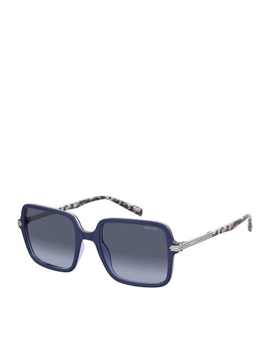 Levi's Ochelari De Soare Pentru Femei Cu Ramă Neagră Și Lentile Albastre