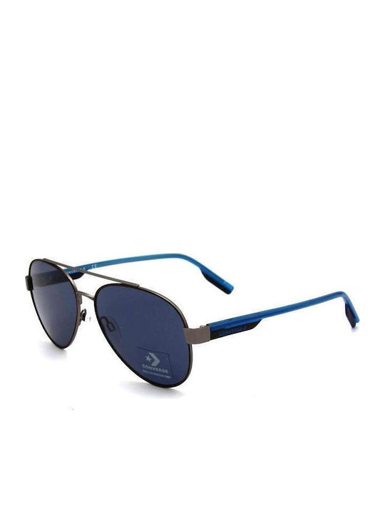 Converse Disrupt Men's Sunglasses with Gray Metal Frame and Blue Lens CV300S-201
