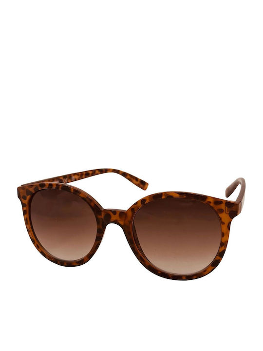 Kenneth Cole Women's Sunglasses with Brown Tartaruga Plastic Frame and Brown Gradient Lens