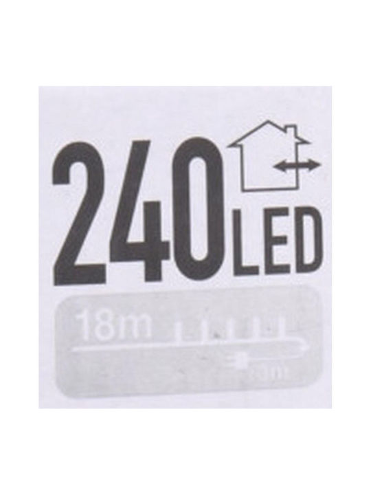 240 Lights LED 18m. Multicolor in String 1pcs