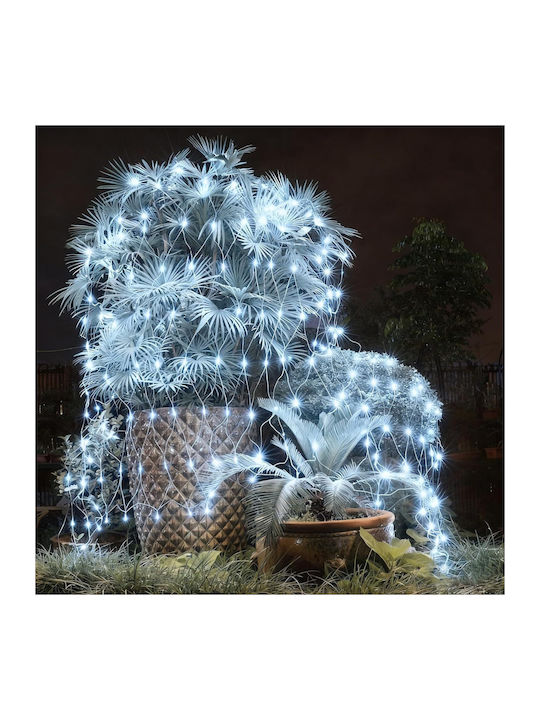 Led Garden Light Net 192 Diodes 8 Modes Waterproof Curtain 3x2 M