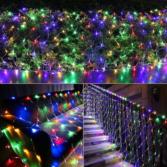 96 LED Lights 1.5 m x 150 cm Warm White Net Type