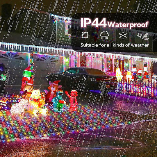 96 LED Lights 1.5 m x 150 cm Warm White Net Type