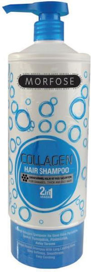 Morfose Collagen Hair Σαμπουάν Αναδόμησης/Θρέψης & Ενυδάτωσης για Εύθραυστα Μαλλιά 1000ml