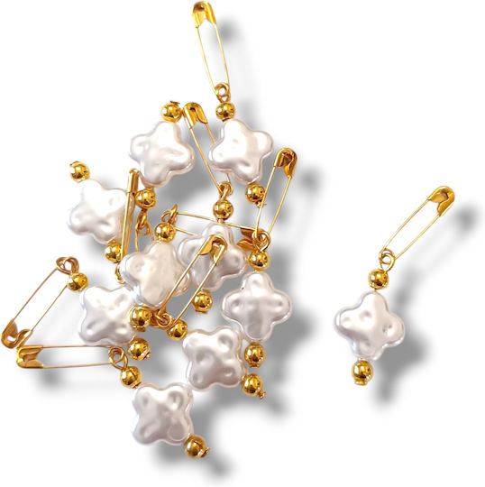 The Art of Beading Christening Charm White Pin 20 Pieces MARTYRIKA113