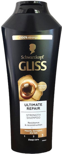 Gliss Sampon De Par Ultimate Repair Reconstrucție/Hrană Și Strălucire Pentru Păr Deteriorat 400ml