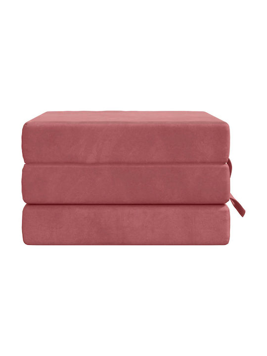 vidaXL Velvet Pink Decorative Pillow Case 63x75cm