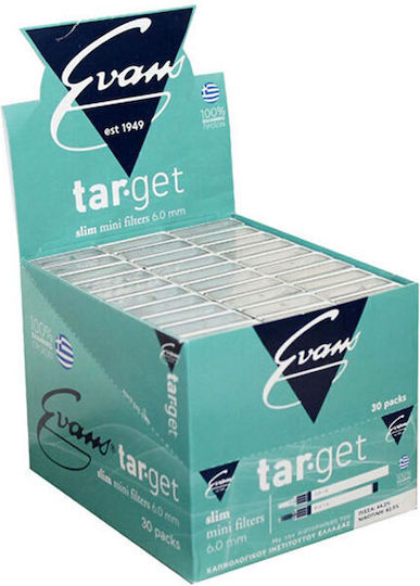Evans Pipe de Țigară Target 6mm Colorate 10 Bucăți