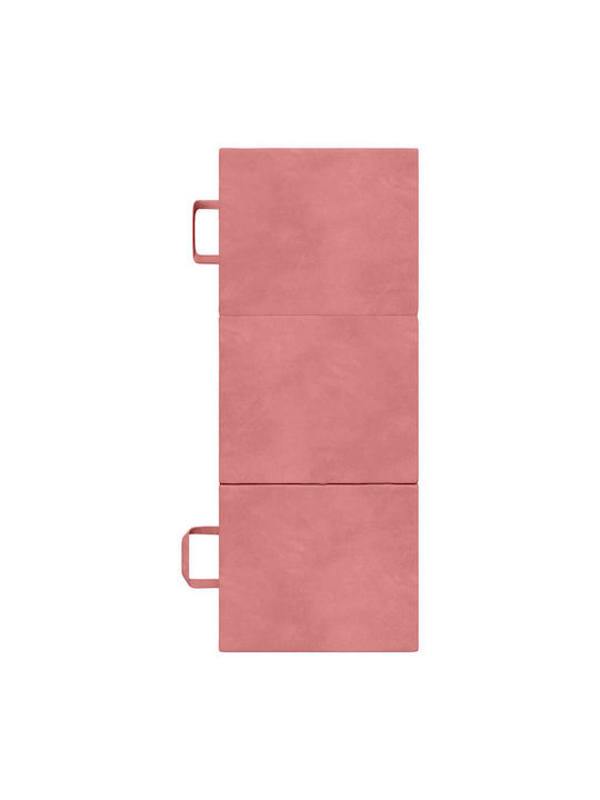 vidaXL Velvet Pink Decorative Pillow Case 63x75cm
