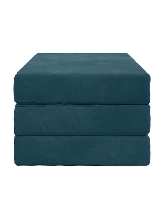 vidaXL Velvet Blue Decorative Pillow Case 45x80cm