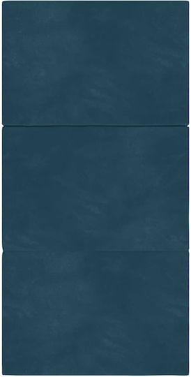 vidaXL Кадифен Калъф За Възглавница Син 45x80см