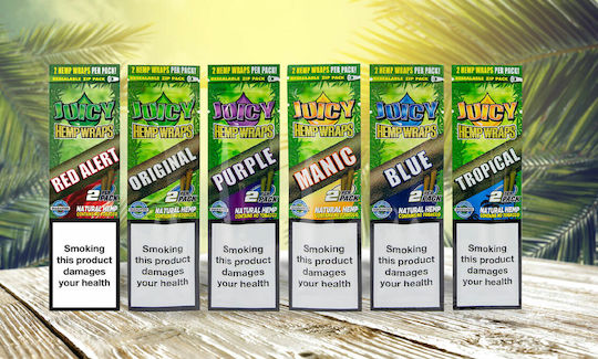 Juicy Jays Trabucuri Manic 100mm Mango și Papaya Maro