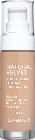 Seventeen Natural Velvet Longlasting Matte Mov/alb SPF20 70 Camel deschis 30ml