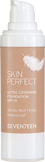 Seventeen Skin Perfect Ultra Coverage Waterproof Liquid Make Up SPF15 07 30ml