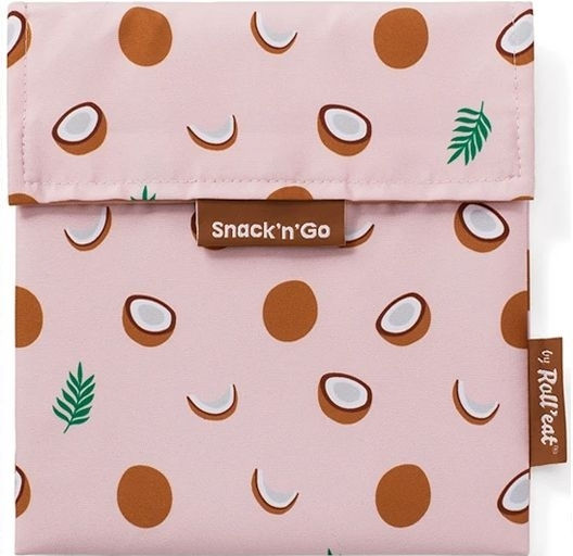 Rolleat Snack 'n' Go Fruits Kids' Lunch Snack Bag Coconut 18cm