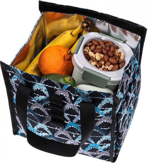 Polo School Insulated Lunch Bag Handheld 6l Blue 22x16x25cm