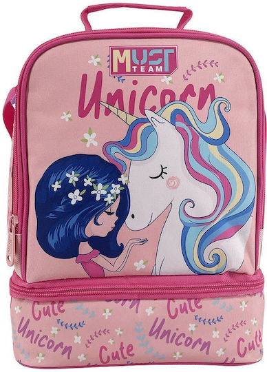 Lunch Bag Must Team 22x16x28cm Insulated Girl & Unicorn