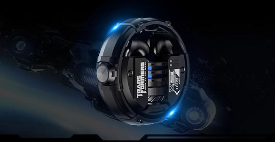 The Transformers TF-T23 In-Ear Bluetooth-Freisprecheinrichtung Kopfhörer mit Ladeetui Schwarz