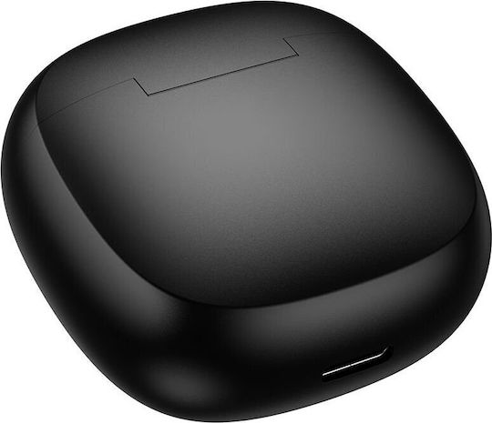 Hoco EQ33 Earbud Bluetooth Handsfree Earphones with Sweat Resistance and Charging Case Black