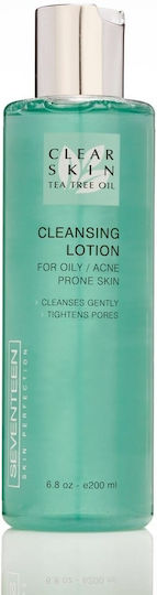 Seventeen Clear Skin Lotion Καθαρισμού Προσώπου για Ακνεϊκές Επιδερμίδες 200ml