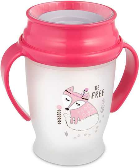 Lovi Baby Παιδικό Ποτηράκι Indian Summer Mini από Πλαστικό Ροζ 250ml για 12m+