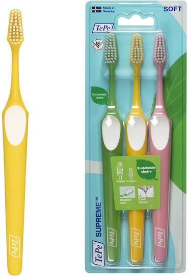 TePe Babyono Kinder- und Baby-Zahnbürsten Set 3 Stück