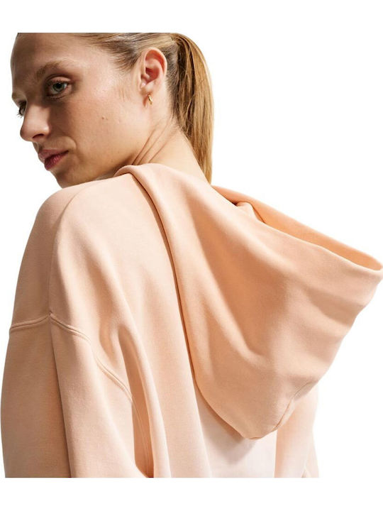 Sportswear Phoenix Long Women's Sweatshirt Hooded Orange
